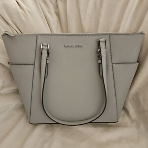 Michael Kors Light Gray Tote Bag